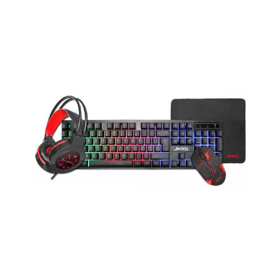 Combo Gamer RGB (teclado, mouse, diadema, mause pad)