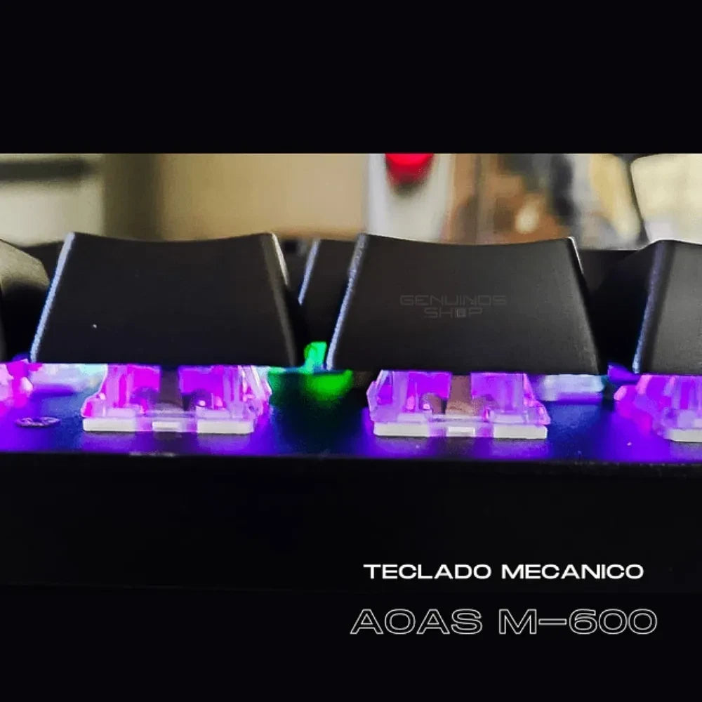 Teclado Gamer Mecánico Con Luces M-600