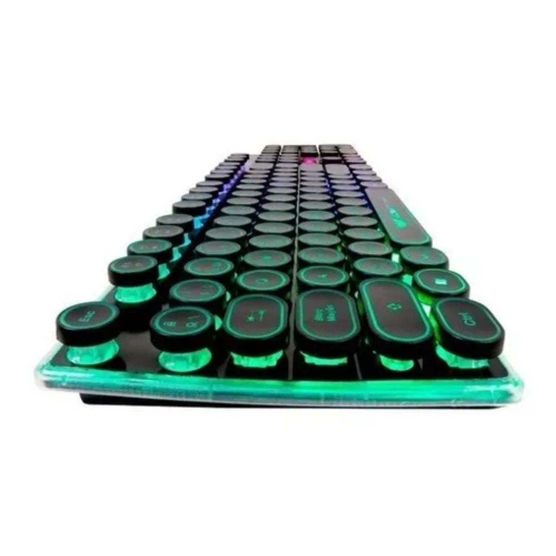 Teclado Gamer Mecánico Teclas Redondas