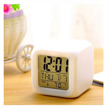 Reloj Cubo alarma de colores