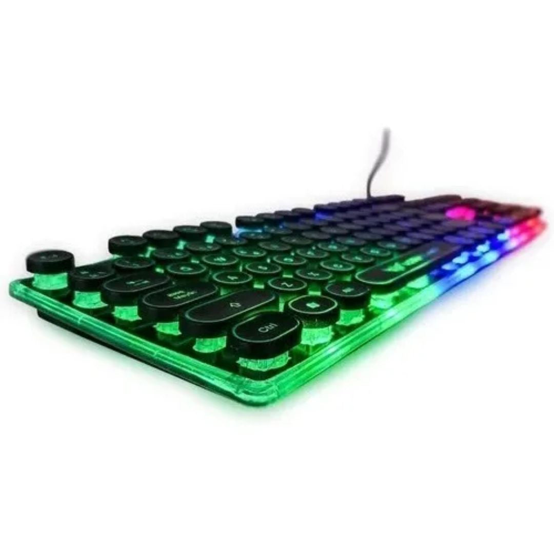 Teclado Gamer Mecánico Teclas Redondas