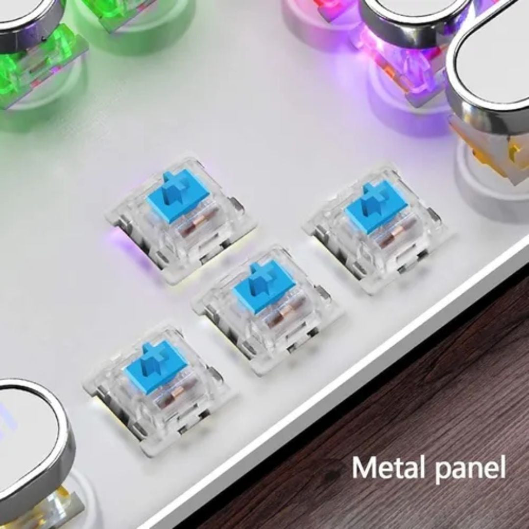 Teclado Gamer Mecánico Teclas Redondas