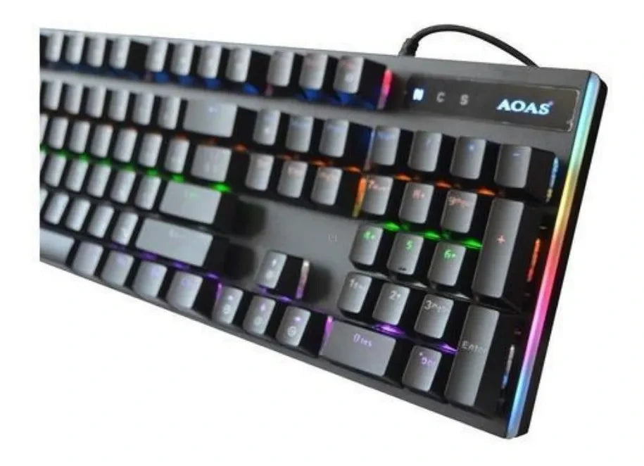 Teclado Gamer Mecánico Con Luces M-600